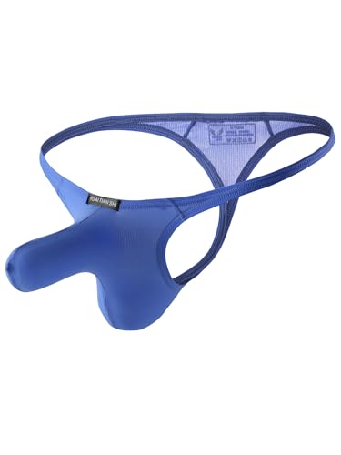 ChaoGii Sexy Mens Thong Underwear Low Rise Mens G String T-Back Thongs Bulge Pouch Mens Lingerie...