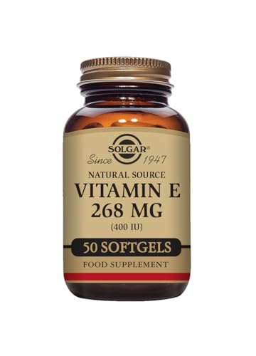 Solgar Vitamina E 268 mg (400 UI) Cápsulas vegetales blandas - Envase de 50