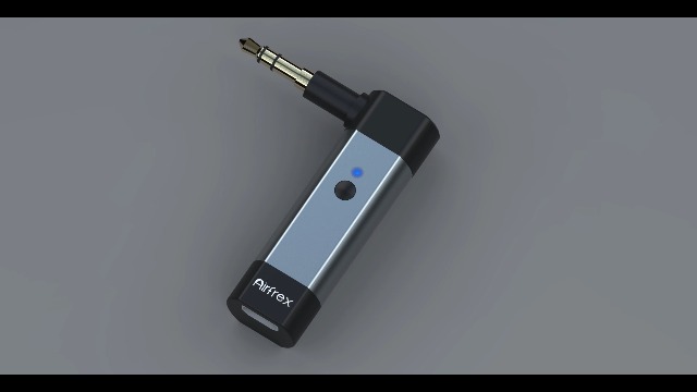 Amazon | Airfrex Bluetoothトランスミッター - 3.5mm AUXジャック搭載