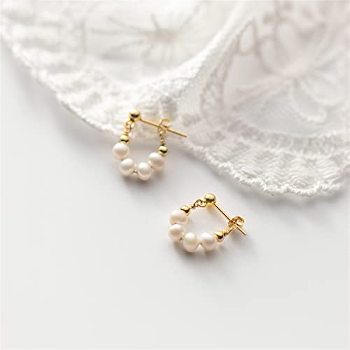 Boucles d'oreilles argent 925 de haute qualité avec véritables perles - 3
