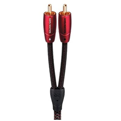 Audioquest Golden Gate Phono Pair 3.0M, Black-red, 3 Meters - Image 2