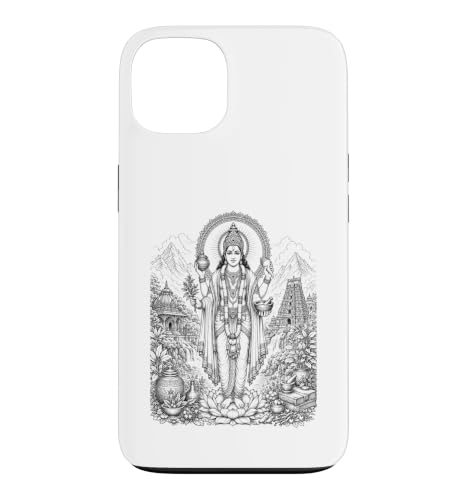 Dhanvantari �q���h�D�[�� �����̐_ �A�[�������F�[�_ �_���ȃ��C���A�[�g �X�}�z�P�[�X iPhone 13 �p