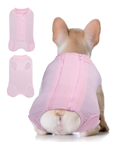 Winmily Traje de recuperação de esterilização para cães, roupa cirúrgica para cães, fêmea, macho, co