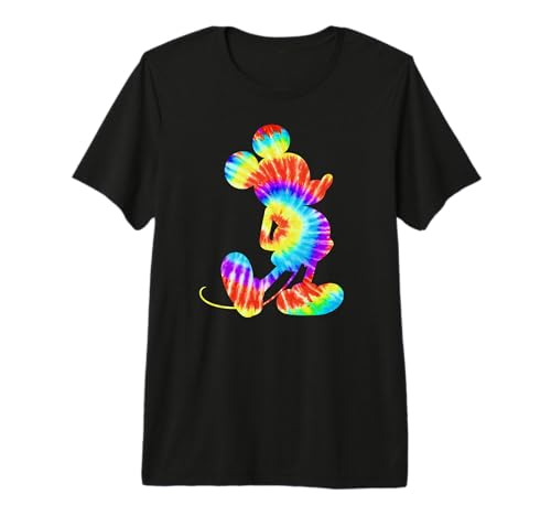 T-shirt Mickey Mouse Disney tie dye en coton premium pour un style casual unique
