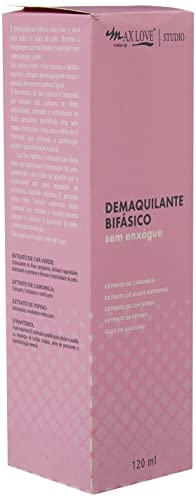 Demaquilante Bifásico 125ml, Max Love