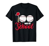 Disfraz de béisbol Cool Happy 100 día de escuela para niños, sobreviví a 100 días de escuela para niños y niñas pequeños, jóvenes, profesores, entrenadores, para jardín de infantes, preescolar, escuela secundaria, escuela primaria o primer grado.