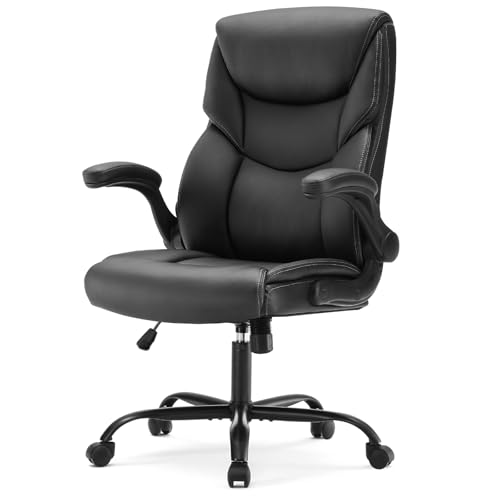Sweetcrispy Ergonomic Computer Gaming Office Chair, Heavy Duty Task Desk