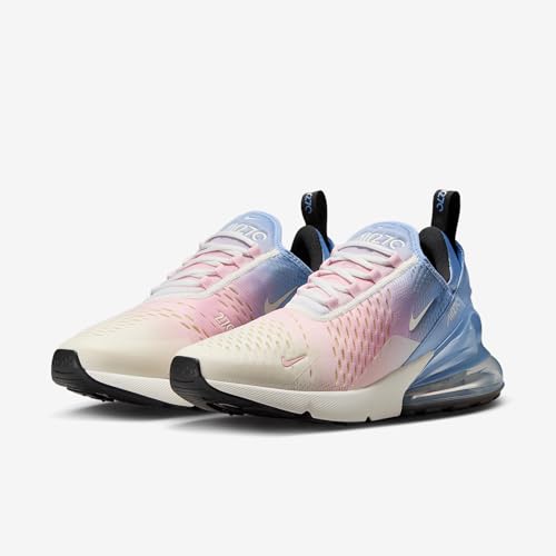 Nike Nike Air Max 270 Women's Shoes (IB4017-468, Aluminum/Alabaster/Pink Foam/Sail) Size 5