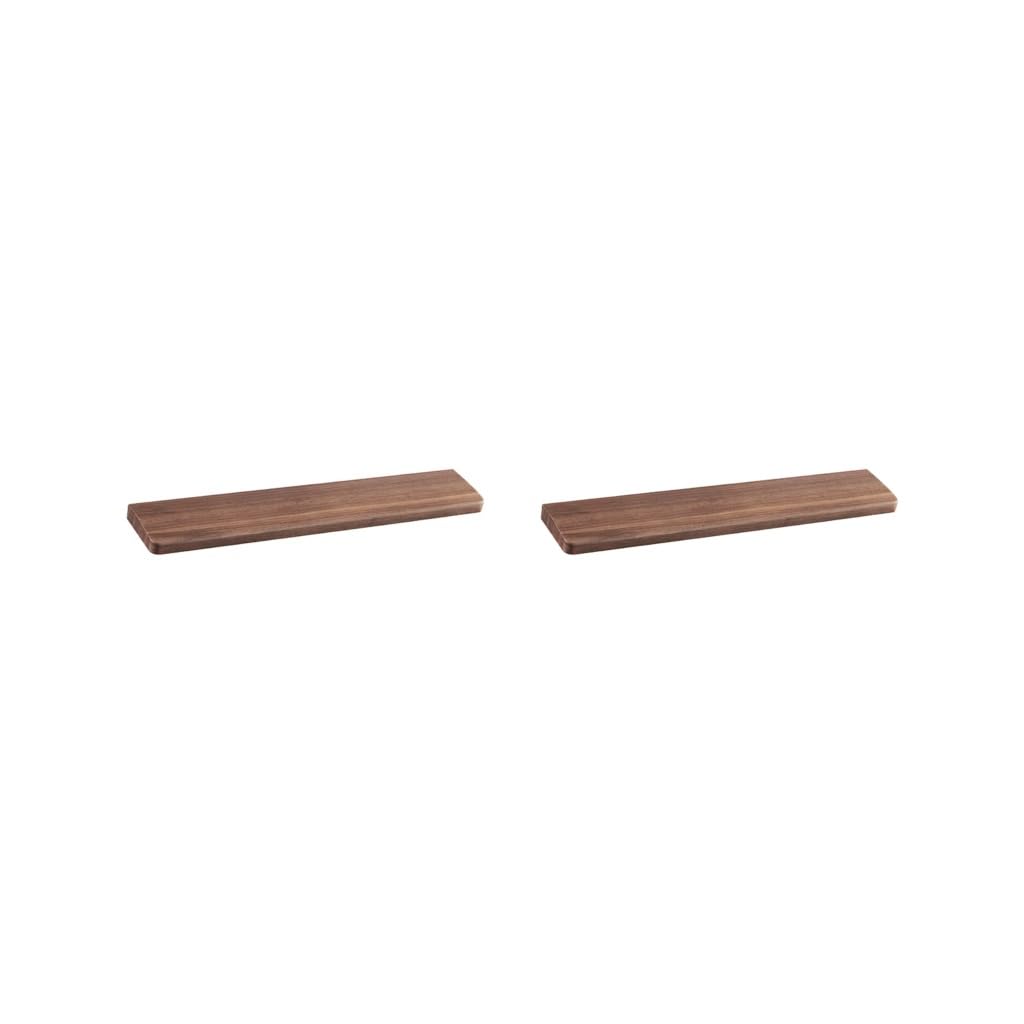 Set di 2 poggiapolsi per tastiera in legno, resistente, poggiapolsi, protezione per il polso, lunghezza 30 cm