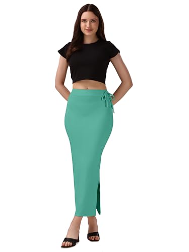Image of Mehrang Microfiber Saree Shapewear Petticoat for Women, Cotton Blended Shape Wear Dress for Saree