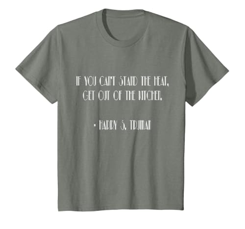 Truman Day - President Harry S Truman Quote Retro T-Shirt T-Shirt, Youth, Olive Heather, X-Small