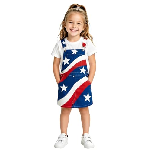 Vestido peto vaquero informal para mujer con prácticos tirantes ajustables