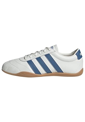 adidas Femme Grand Court LO Shoes, Core White/Dusky Ink/GUM10, 40 EU