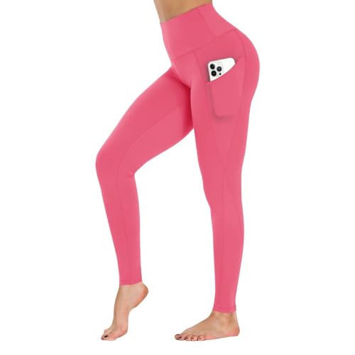 GAYHAY High Waist Yoga Pants with Pockets, Leggings for Women Tummy Control Compression Workout Leggings for Women