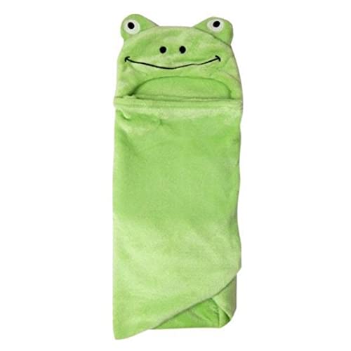 Image of First Kick Baby Blanket New Born Soft Coral Wrapper Durable Fleece Polyester Cum A /C Blanket for Baby Boys and Baby Girls Parrot Green