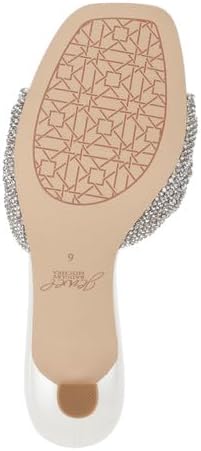 Jewel Badgley Mischka Humor Crystal Mules with Kitten Heel - Image 7