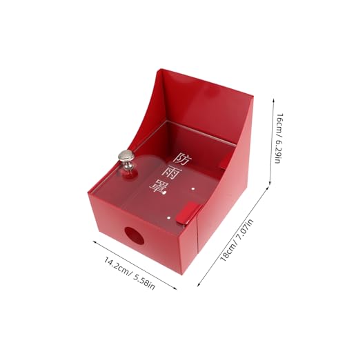 Cubierta protectora para timbre de lluvia e instalación rápida universal 3