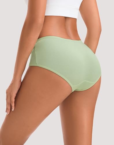 Image of INNERSY Womens Underwear Cotton Hipster Panties Regular & Plus Size 6-Pack