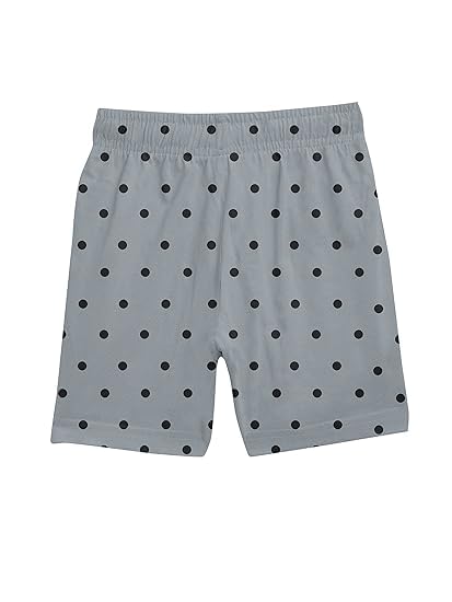 Image of ICEDIVE Girls Printed Cotton Shorts Pack of 3 | Regular Fit Multicolour Bottoms | Soft & Stretchable Fabric | Comfortable for All-Day Use | Perfect for Play & Casual Wear