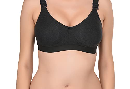 Image of Viral Girl Cotton Hosiery Women's Bra | Non-Padded Wire-Free Design with Adjustable Straps | Full Coverage Comfortable Bra | Soft Stretchable Fabric for All Day Support