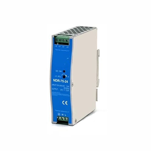 Alimentation CC NDR-75 75W transformateur 12V 24V 48V rail DIN