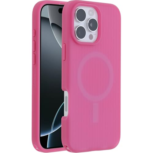 Image of OtterBox iPhone 16 Pro Max Symmetry Series Soft Touch - Foxberry Pink | Soft-Touch Silicone, Sleek Rubber Design, Ultra-Slim Phone Case for Apple iPhone with Raised Edges & Drop Protection