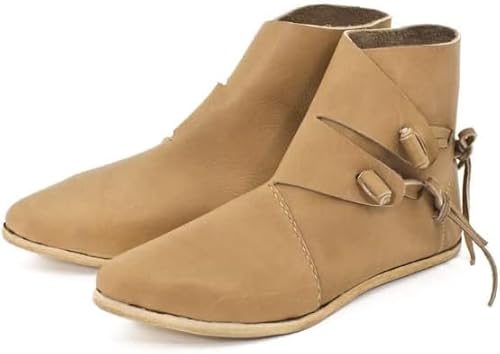 Women's Lace-Up Ankle Boots, Tan,