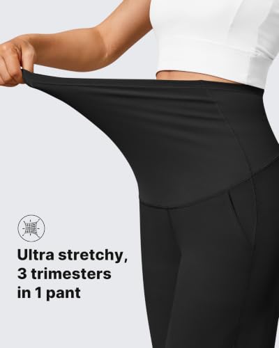 Image of G4Free EverGoing Maternity Pants Over the Belly Pregnancy Work Trousers