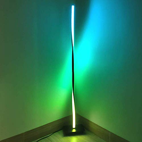 Lámpara de Pie Led moderna y regulable con control remoto para iluminar espacios 5