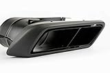 auspuffblende amg style Hergestellt aus Edelstahl und Echt Carbon