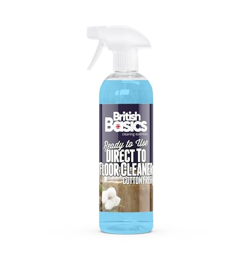 BritishBasics Direct to Floor Cleaner Cotton Fresh 500ml, Blue