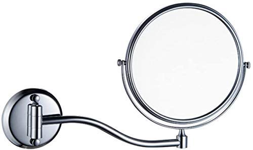 Miroir de maquillage mural pliant JCAKES 6 pouces double face extensible pour salle de bain