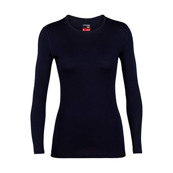 Icebreaker Damen 260 Tech Ls Crewe Funktionsshirt (1er Pack)