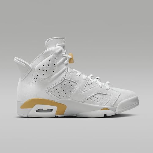 Air Jordan 6 Retro Pearl Women's Shoe (DQ4914-074, Pure Platinum/Metallic Gold/Coconut Milk) Size 83
