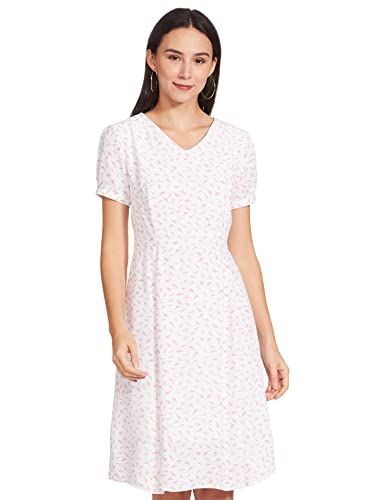 Image of Van Heusen Women's Rayon A-Line Knee-Length Dress