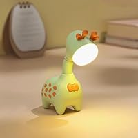 Fantes Giraffe Night Light USB Rechargeable Bedside Nursery Lamp Sleeping Light for Child Kids Students Birthday Party Gift Home Decor (Green)