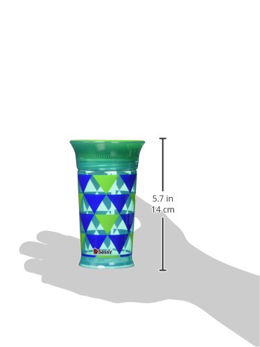 Sassy Deco Cup 9oz, 2 Count (Colors and Style may Vary)