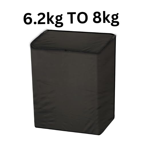 Image of Home Dressing Solid Color Polyester Semi Automatic Washing Machine Cover For 6Kg, 6.5Kg, 7Kg, 7.5Kg, 8Kg, Fits For All Semi Washing Machines, Waterproof & Dustproof Size (31.5X20X34) Inches (Green)
