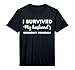 Mens I Survived My Husband's Residency Program Medical Graduation Performance T-Shirt