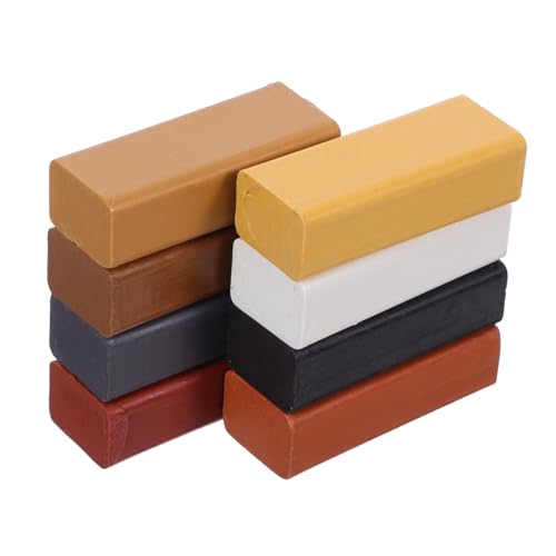 VILLCASE Wood Floor Scratch Repair Kit Pcs Resin Hard Wax Filler Sticks for Furniture Touch-up