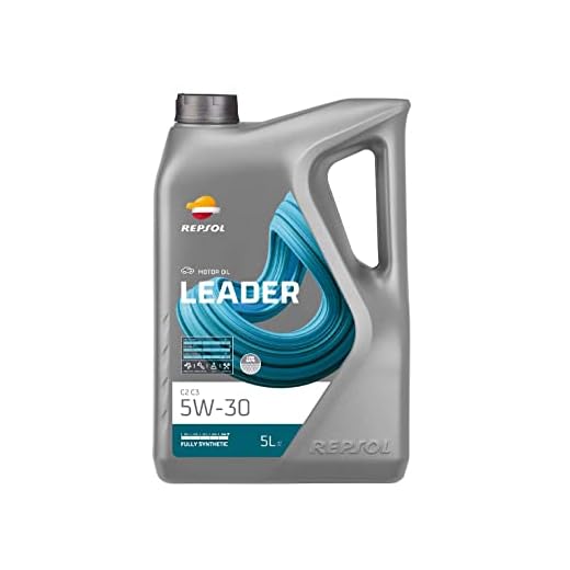 REPSOL lubricante sintético para coche LEADER C2 C3 5W-30 5L