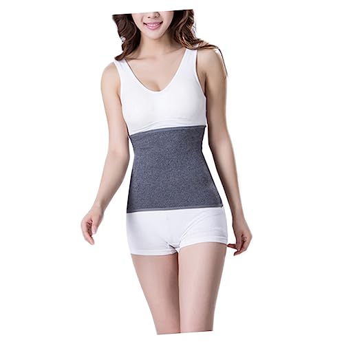 Faja lumbar y abdominal ajustable de lana color gris miniatura 4