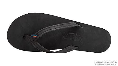 Image of Rainbow Sandals Women's Double Layer, Narrow Strap, Leather Sandals w /Arch