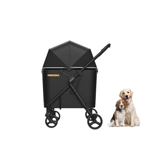 PAWZIDEA Pet Stroller for Medium Dogs MESH