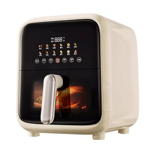Easnuroz 7L Household Air Fryer Gran Capacidad Pantalla A Color Pantalla Táctil Inteligente Vapor Freidora Eléctrica Light Fat Multifunctional Cooking Air Fryer Oven