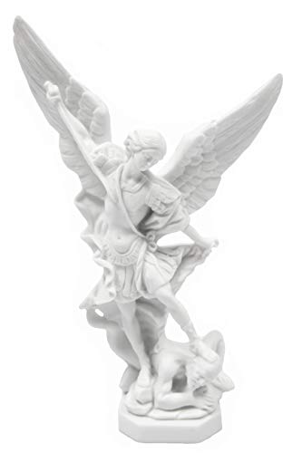 Estatua italiana de San Miguel Arcángel de 8 pulgadas