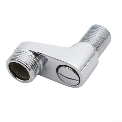 Raccord coudé à 4 points pour une connexion fiable entre le pommeau de douche et le robinet (A)