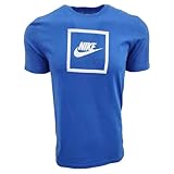 Nike Sportswear Men's Logo T-Shirt (X-Large, Indigo (Class is in Session Logo))
