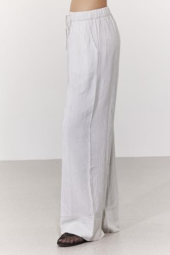 Gottex Beach Life Wide Leg Beach Pant Cover-Up -Drawstring Waist, Wide Leg, Side Pockets, Pairs with Saltstripe Vest Cover-Up2