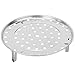 Dampfgargestell aus Edelstahl, rundes Dampfgargestell für Töpfe, Dampfgargestell zum Kochen, abnehmbare Beine, Konservengestell zum Kochen(24cm)